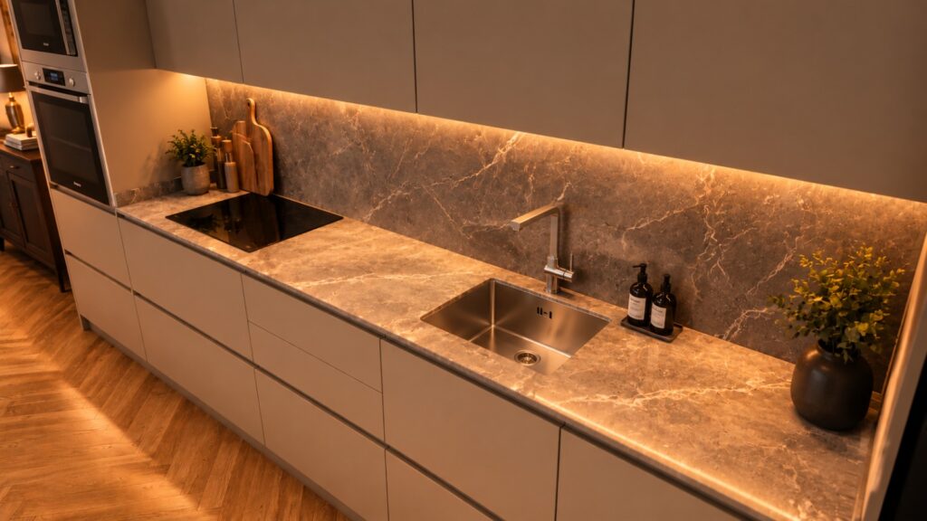Propuesta de diseño de cocina en madera